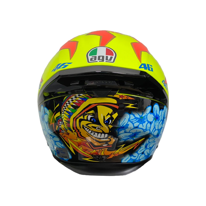 AGV K-5 Jet Top Rossi Soleluna 2001 Helmet (Asian fit) FREE PARANI M10 BLUETOOTH INTERCOM & HEVIK HELMET BAG