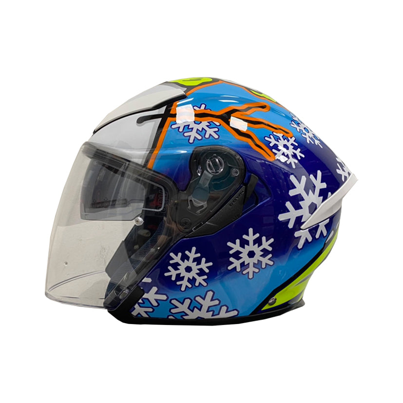 AGV K-5 Jet Top Rossi Winter Test 2016 Helmet (Asian fit) FREE PARANI M10 BLUETOOTH INTERCOM & HEVIK HELMET BAG