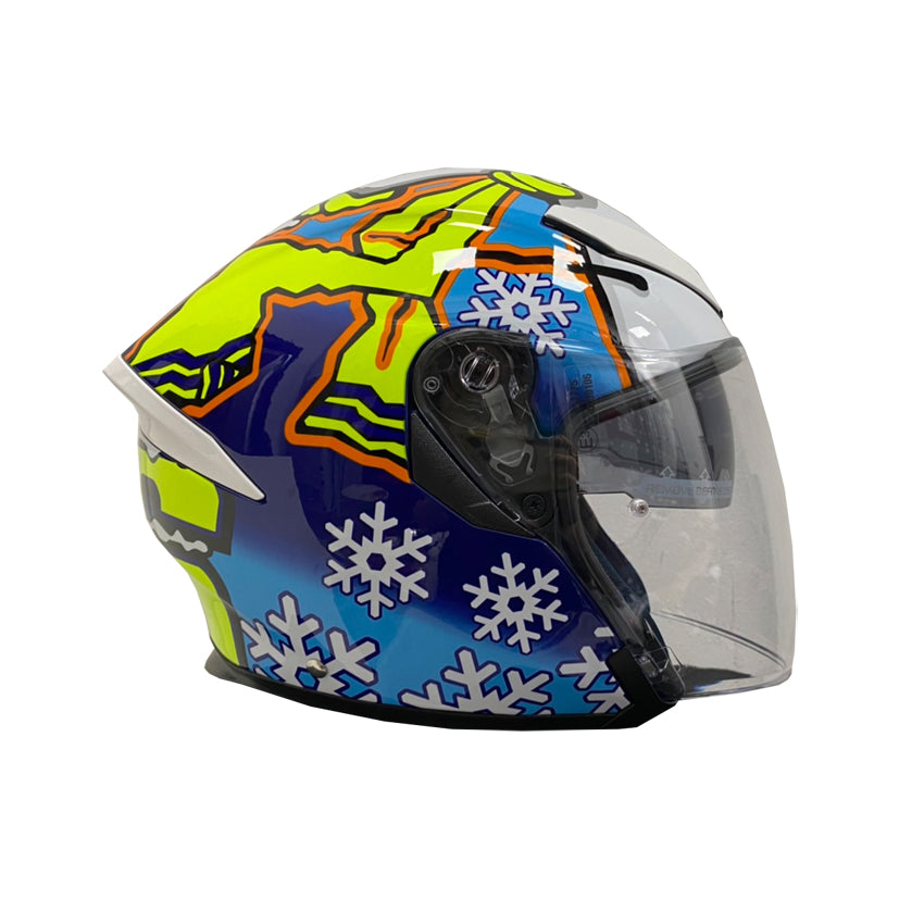 AGV K-5 Jet Top Rossi Winter Test 2016 Helmet (Asian fit) FREE PARANI M10 BLUETOOTH INTERCOM & HEVIK HELMET BAG