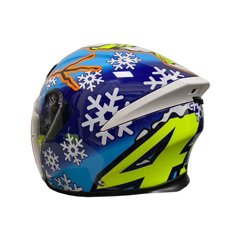 AGV K-5 Jet Top Rossi Winter Test 2016 Helmet (Asian fit) FREE PARANI M10 BLUETOOTH INTERCOM & HEVIK HELMET BAG