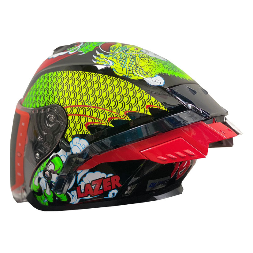 lazer bob helmet singapore Lazer Tango SR Evo Green Dragon Helmet – Singapore Racing World