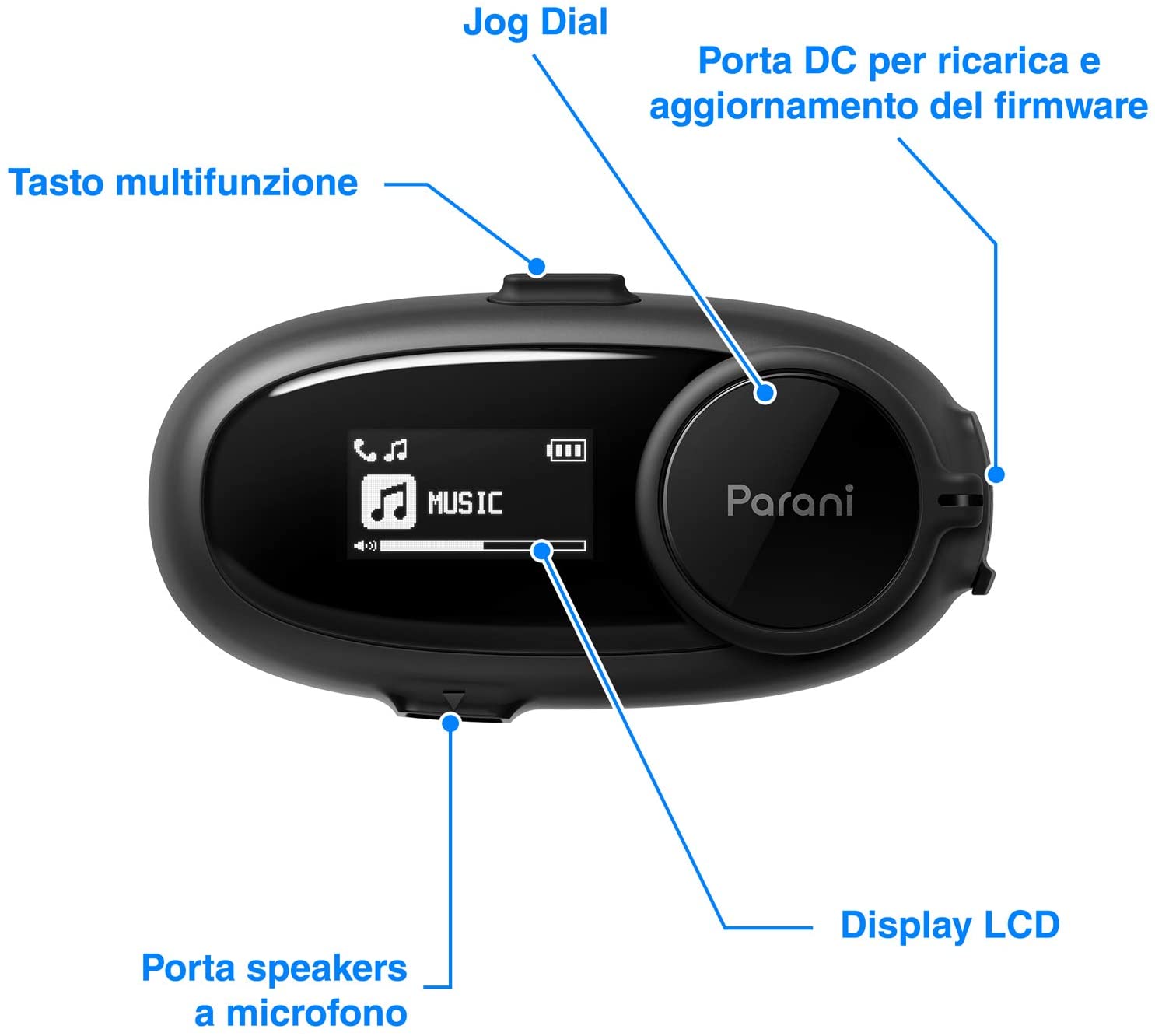Parani M10 Motorcycle Bluetooth® Intercom