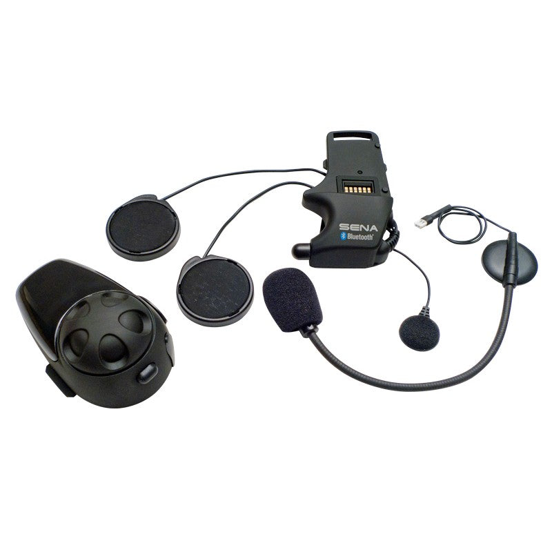 Sena SMH10 Bluetooth Headset & Intercom with Universal Microphone Kit Dual Pack