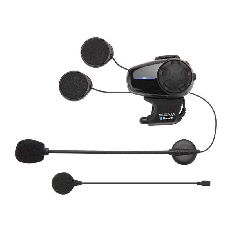 Sena SMH10 Bluetooth Headset & Intercom with Universal Microphone Kit Dual Pack
