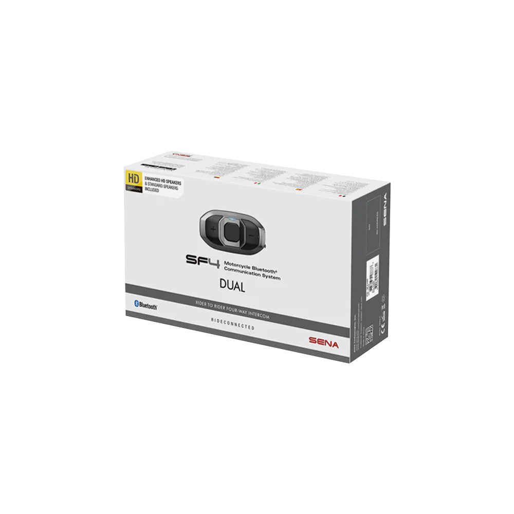 Sena SF4 Motorcycle Bluetooth Communication System (Dual Pack)