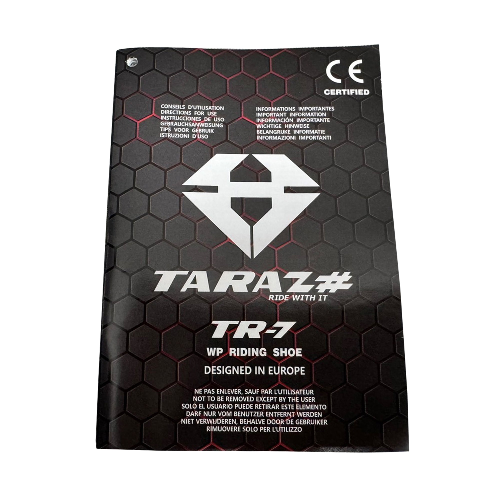 TARAZ# TR-7 WP Riding Shoe (No Exchange, No Refund, No Warranty)