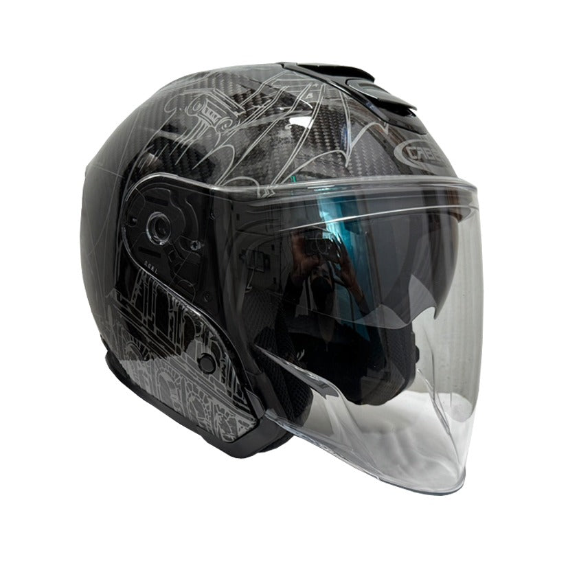 Caberg Flyon II Italia Carbon Helmet (FREE SENA E30 INTERCOM & HEVIK HELMET BAG)