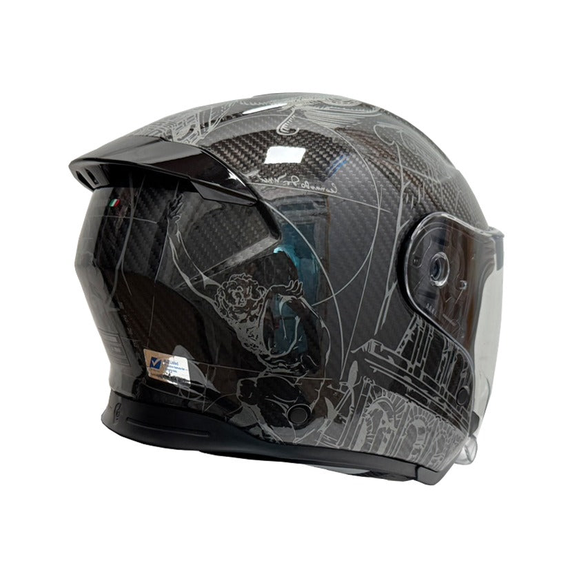 Caberg Flyon II Italia Carbon Helmet (FREE SENA E30 INTERCOM & HEVIK HELMET BAG)