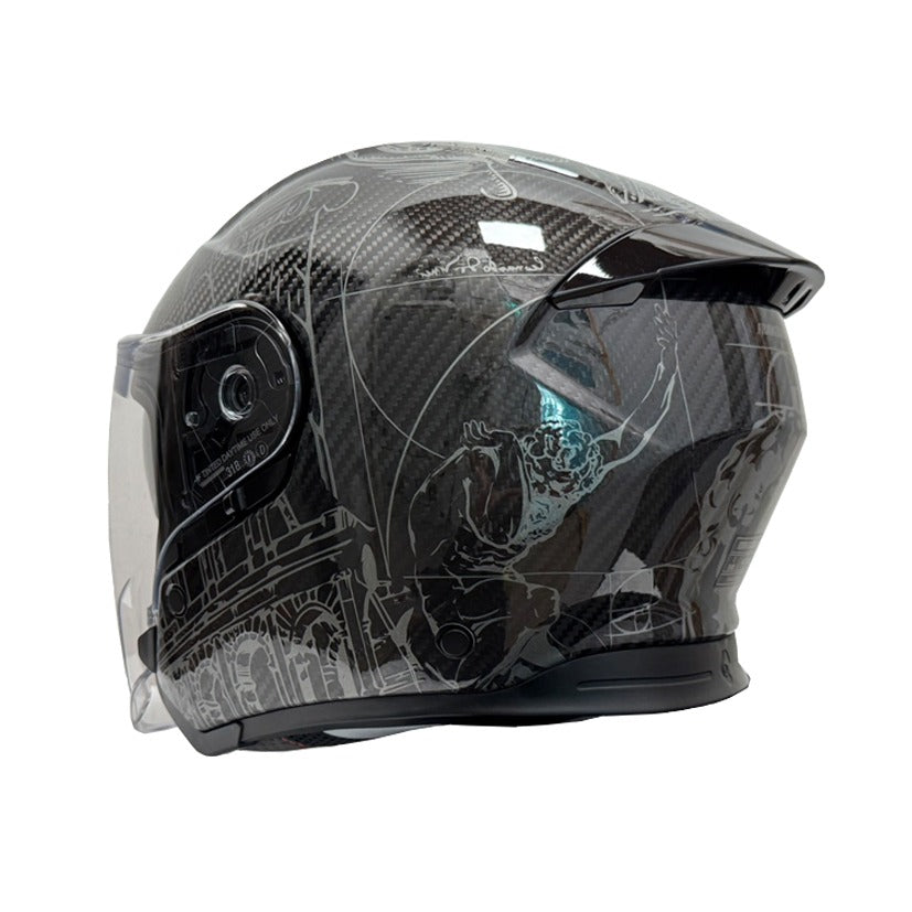 Caberg Flyon II Italia Carbon Helmet (FREE SENA E30 INTERCOM & HEVIK HELMET BAG)