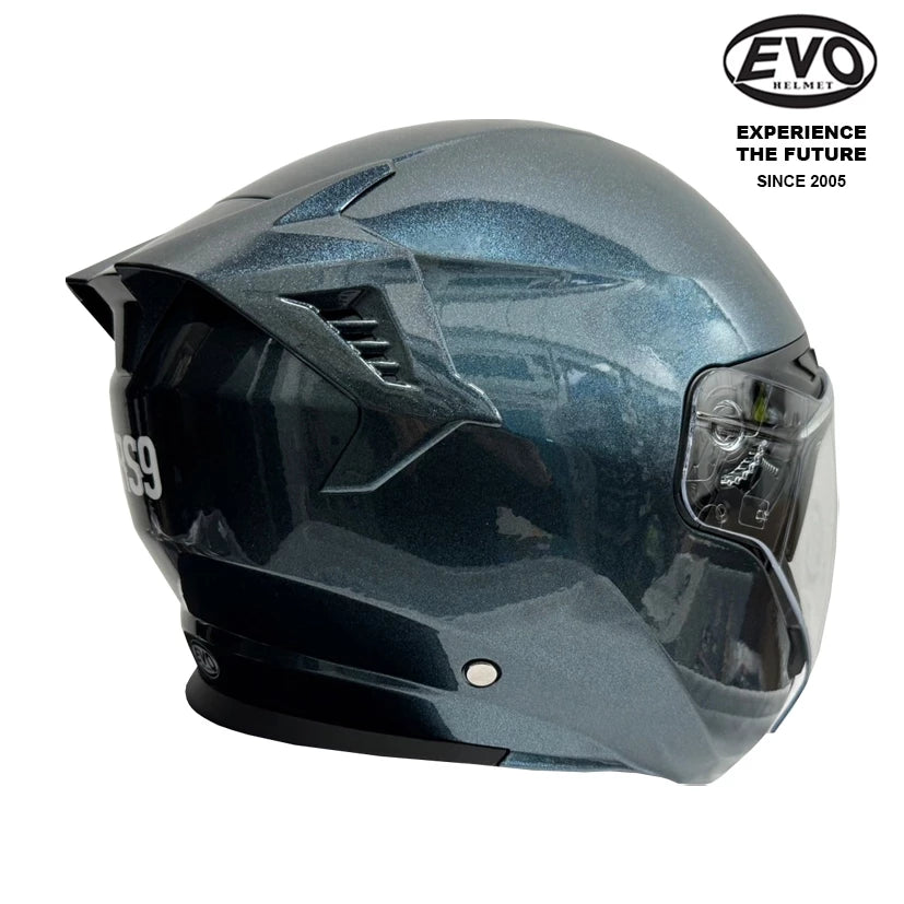 EVO RS9 Midnight Glittering Helmet (FREE HEVIK HELMET BAG)