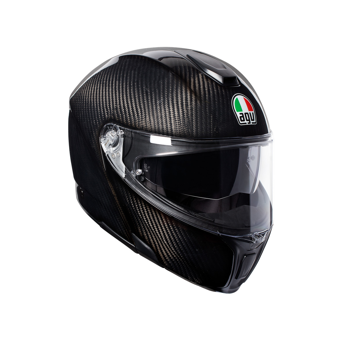 AGV Sportmodular Gloss Carbon Helmet Asian fit (FREE HEVIK HELMET BAG