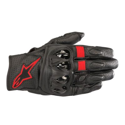 Red on sale riding gloves