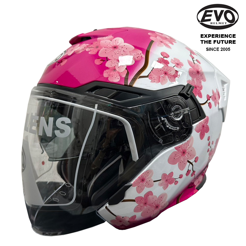 Evo half face helmet clearance pink